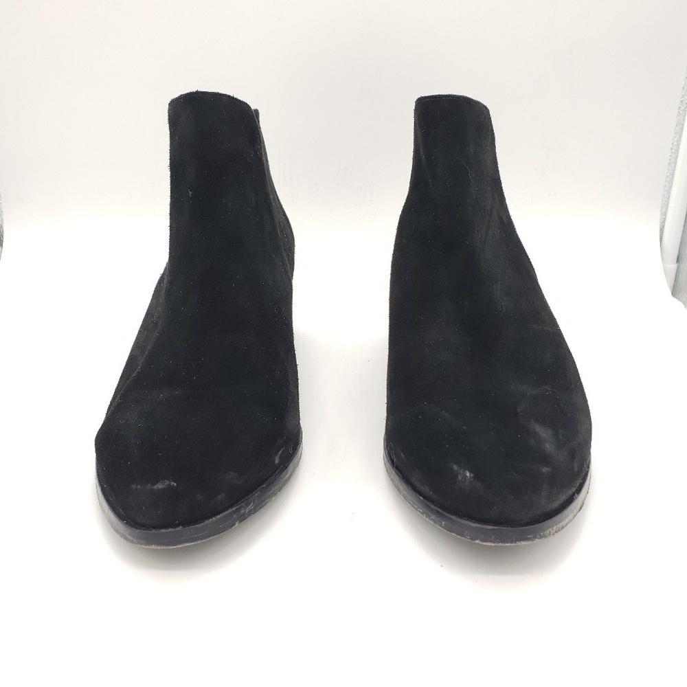Joie suede Booties pull on style black SZ 9.5 - Picture 4 of 8